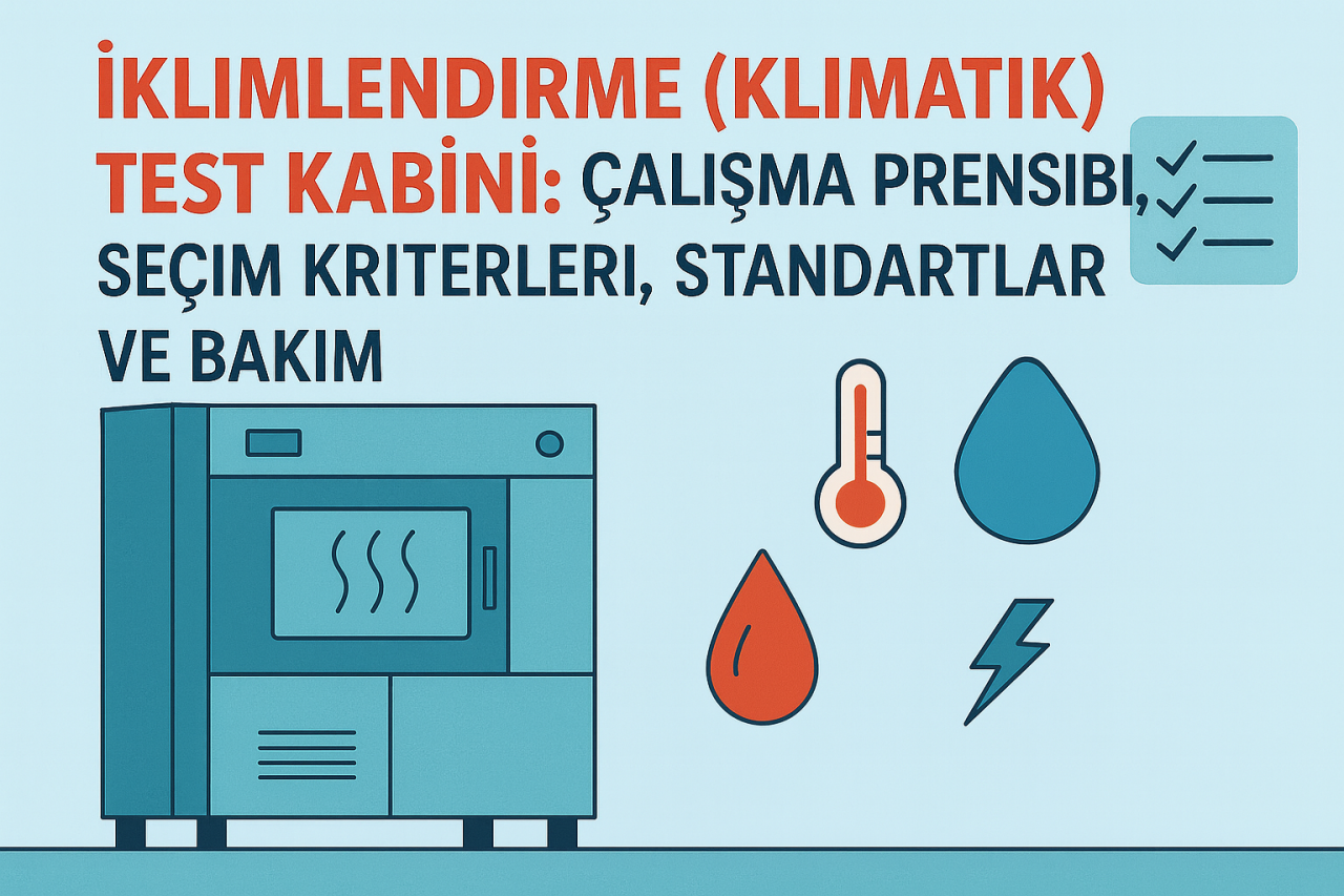 İklimlendirme (Klimatik) Test Kabini: Çalışma Prensibi, Seçim Kriterleri, Standartlar ve Bakım