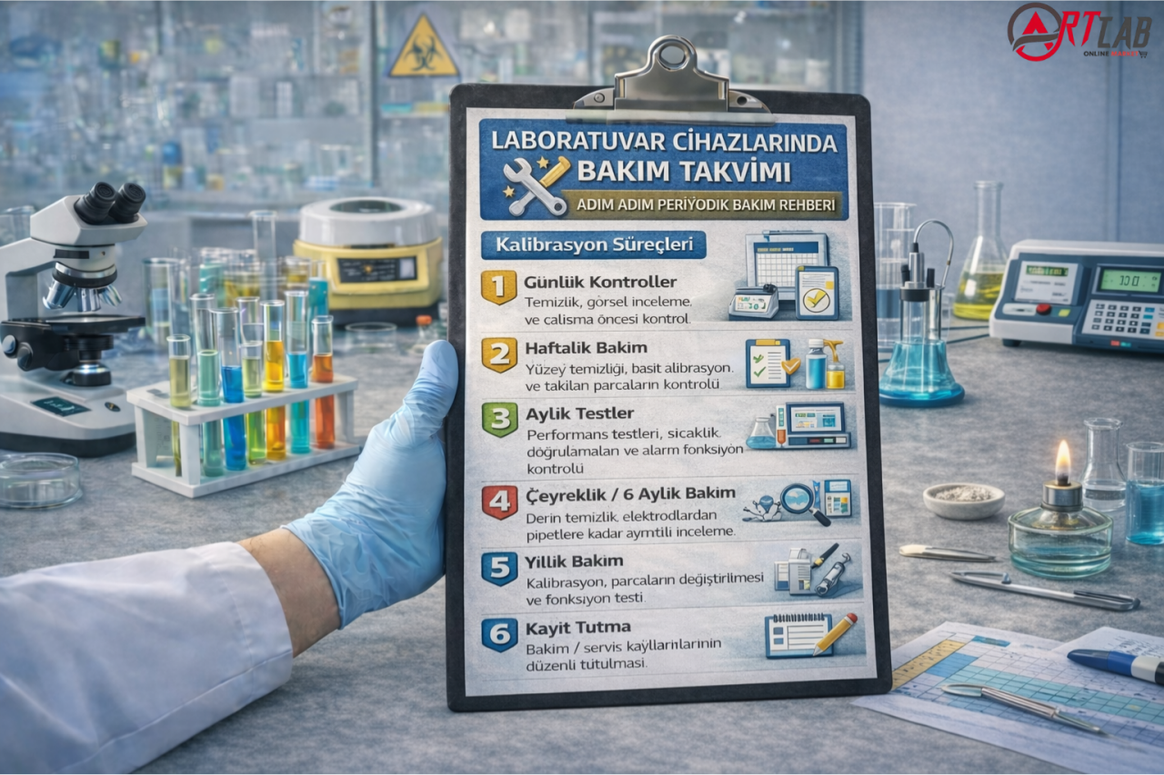 Laboratuvar Cihazı Bakım Takvimi: Adım Adım Periyodik Bakım Rehberi