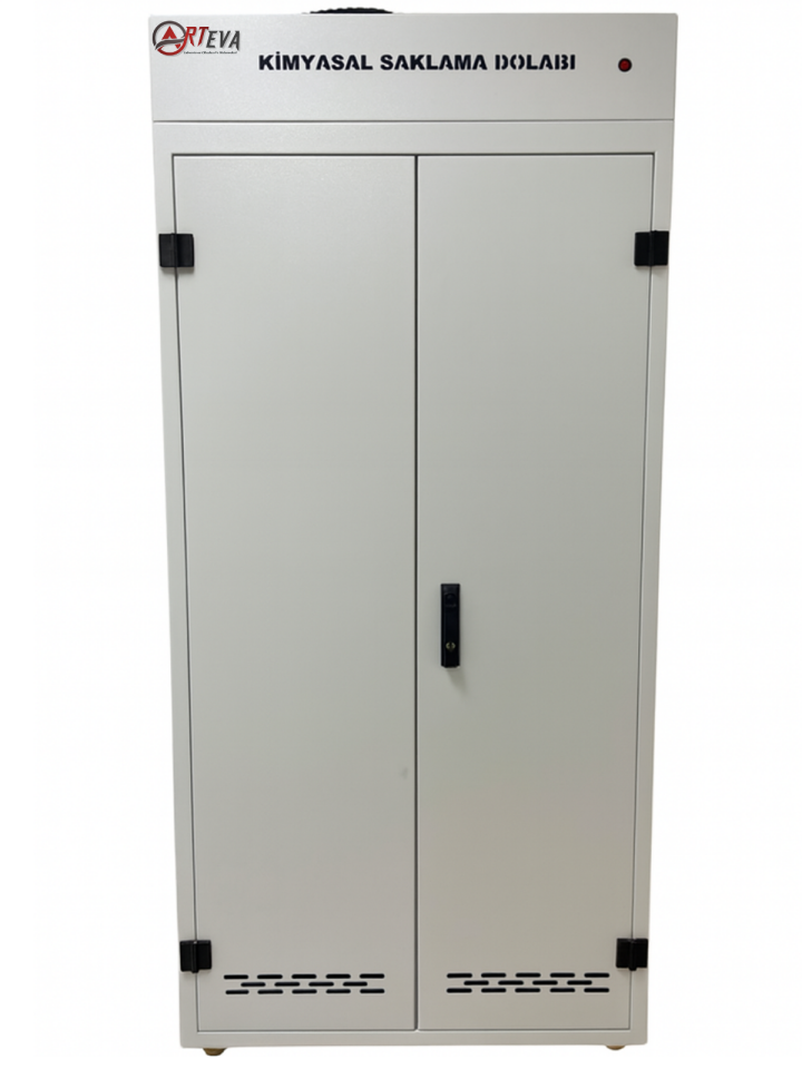 Kimyasal Saklama Dolabı 90cm tek kapaklı