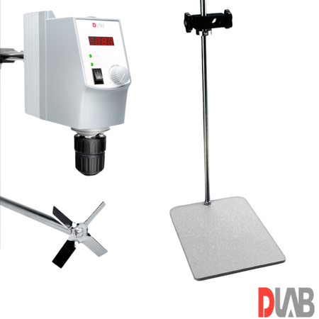 DLab  Mekanİk Karıştırıcı 1100 rpm 70 Litre 100.000 MPas - 300 Ncm OS70-Pro