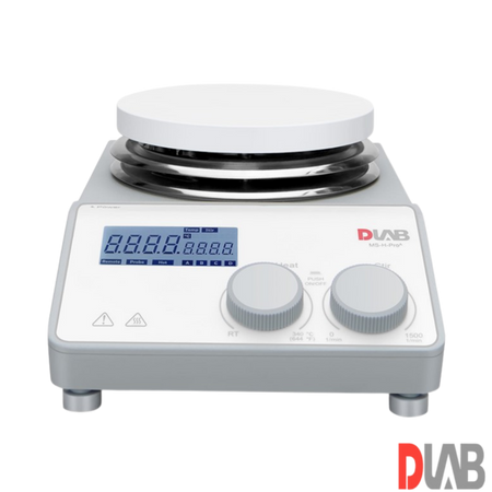DLab  Isıtıcılı Manyetik Karıştırıcı 1.500 rpm 340 ℃ 20 Litre ( Sıcaklık Sensörü Dahildir ) MS-h-Proa Set 1