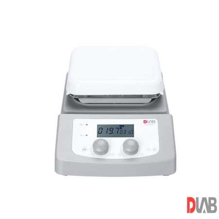 DLab Isıtıcılı Manyetik Karıştırıcı 1.500 rpm 380 ℃ 5 Litre ( Sıcaklık Sensörü Dahildir ) MS H380 Pro Set 1