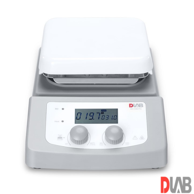 DLab Isıtıcılı Manyetik Karıştırıcı 1.500 rpm 280 ℃ 3 Litre ( Sıcaklık Sensörü ve Stand Dahildir )MS h280 Pro Set 2