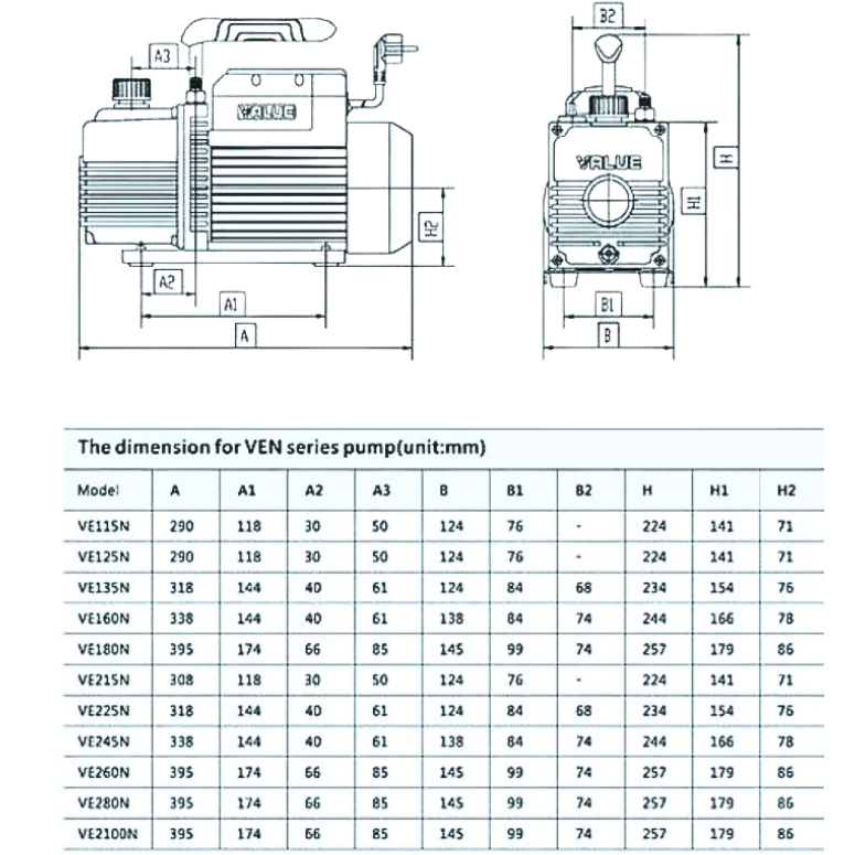 Value VE 115N Vakum Pompası