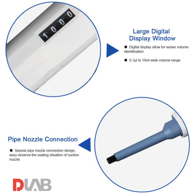 DLab  Ayarlanabilir Otomatik Pipet  200-1000 μl
