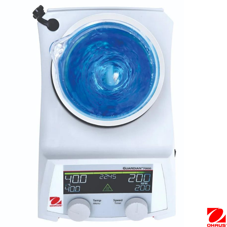 Ohaus  Isıtıcılı Manyetik Karıştırıcı e-G51HS07C ( 80-1600 rpm / +5-500°C 15 L 18x18 cm Seramik Dijital )