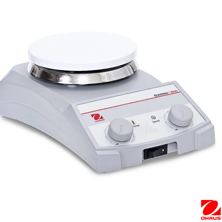 Ohaus Analog Isıtıcılı Manyetik Karıştırıcı 80-1600 rpm / 80-380°C 15 L 13.5 cm Dairesel Seramik e-G21HSRDS