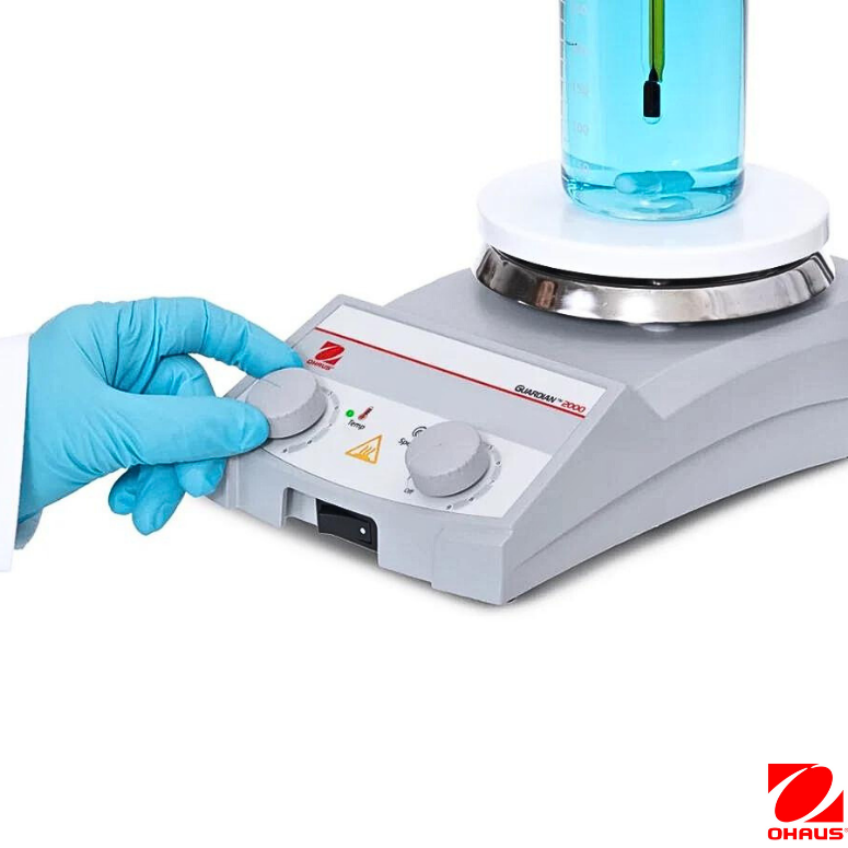 Ohaus Analog Isıtıcılı Manyetik Karıştırıcı 80-1600 rpm / 80-380°C 15 L 13.5 cm Dairesel Seramik e-G21HSRDS