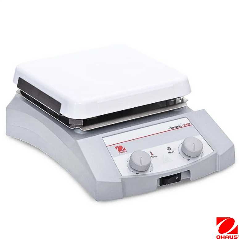 Ohaus  Isıtıcılı Manyetik Karıştırıcı e-G21HS04C ( 80-1600 rpm / 80-500°C 15 L 10x10 cm Seramik  )