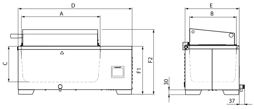 Memmert  Su Banyosu 17 Litre +10°C... +100°C - WTB15