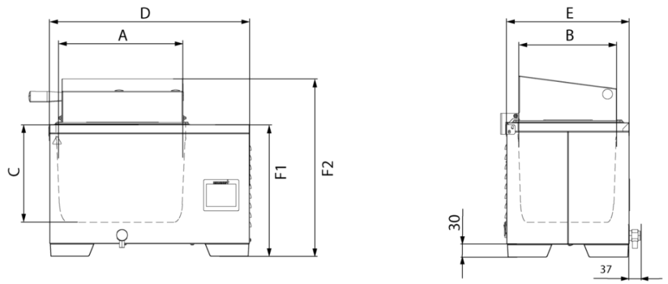 Memmert  Su Banyosu 10 Litre +10°C... +100°C - WTB11