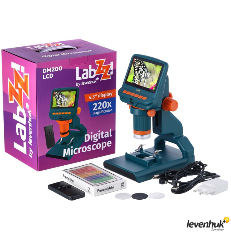 LEVENHUK LabZZ DM200 LCD Dijital Mikroskop -76827