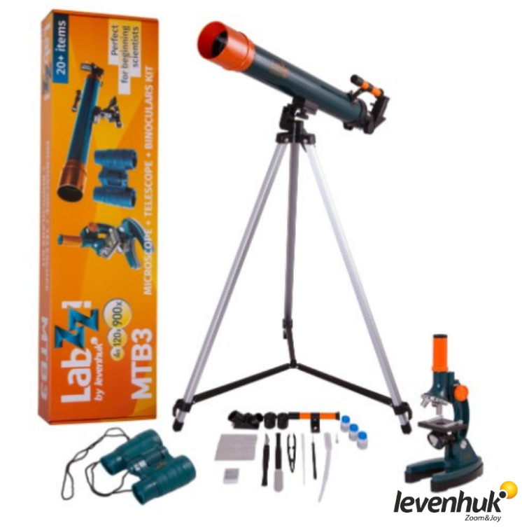 LEVENHUK LabZZ MTB3 Mikroskop, Teleskop ve Binoküler Dürbün Kiti - 69698