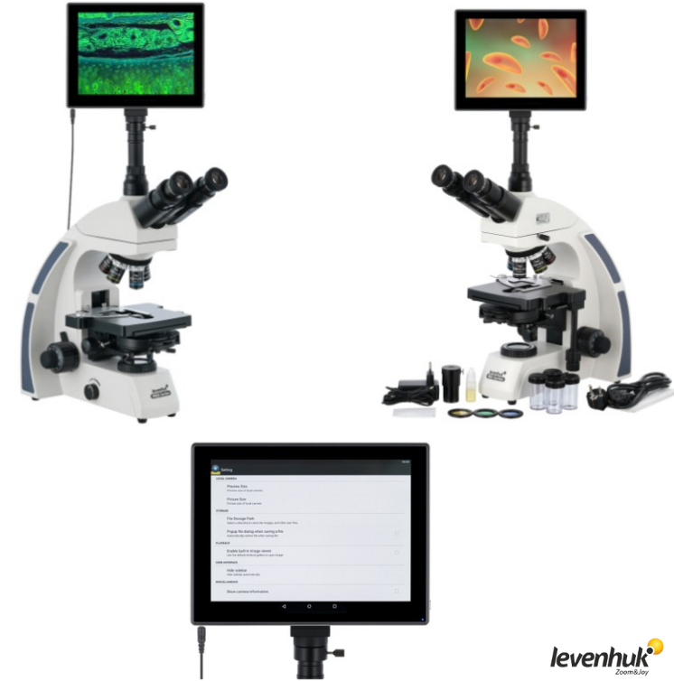 Levenhuk MED D45T LCD Dijital Trinoküler Mikroskop - 74011