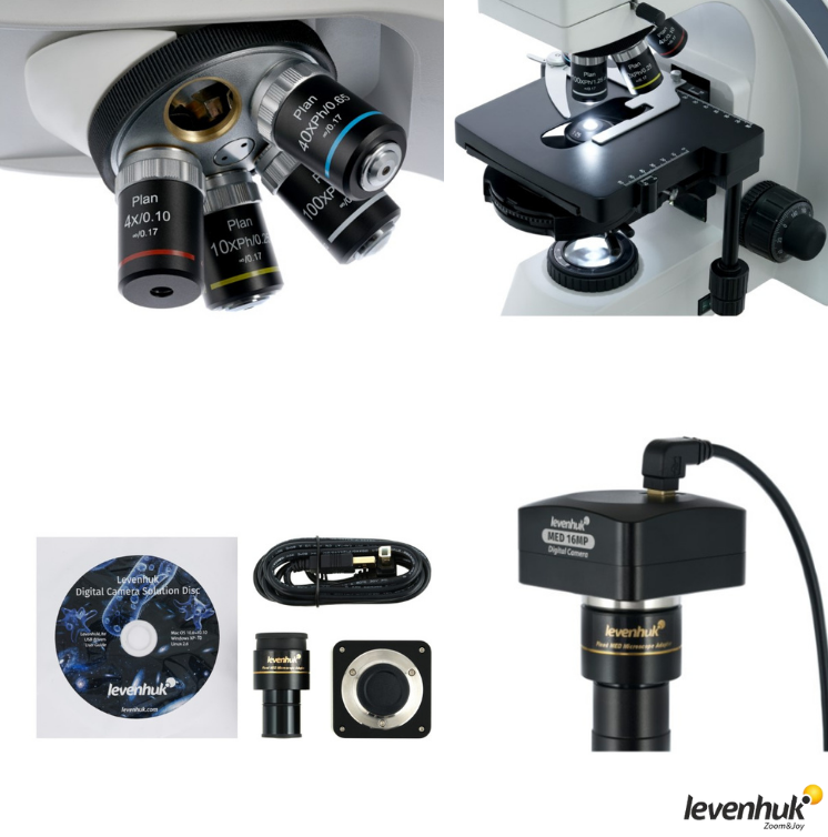 Levenhuk MED D45T Dijital Trinoküler Mikroskop - 74010