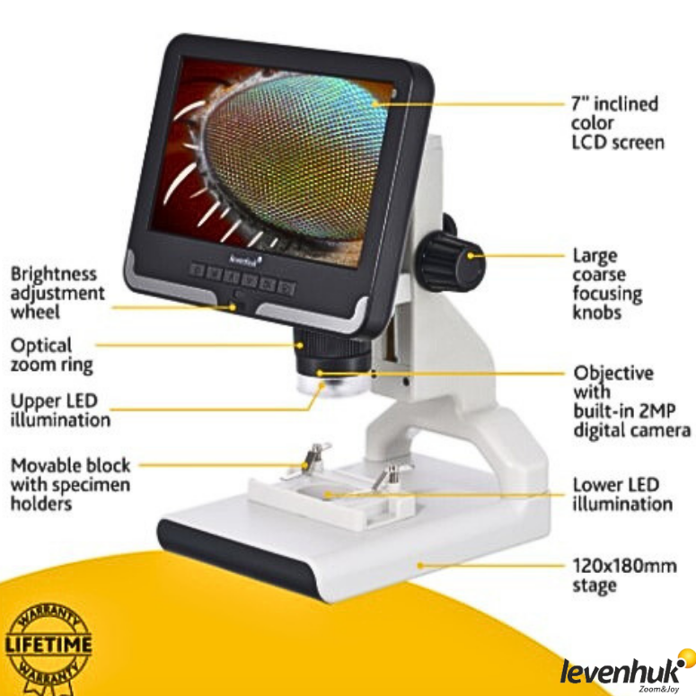 LEVENHUK Rainbow DM700 LCD Dijital Mikroskop - 76825