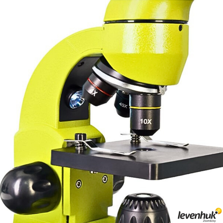 Levenhuk Rainbow 50L PLUS Lime/Yeşil Limon Mikroskop - 81198