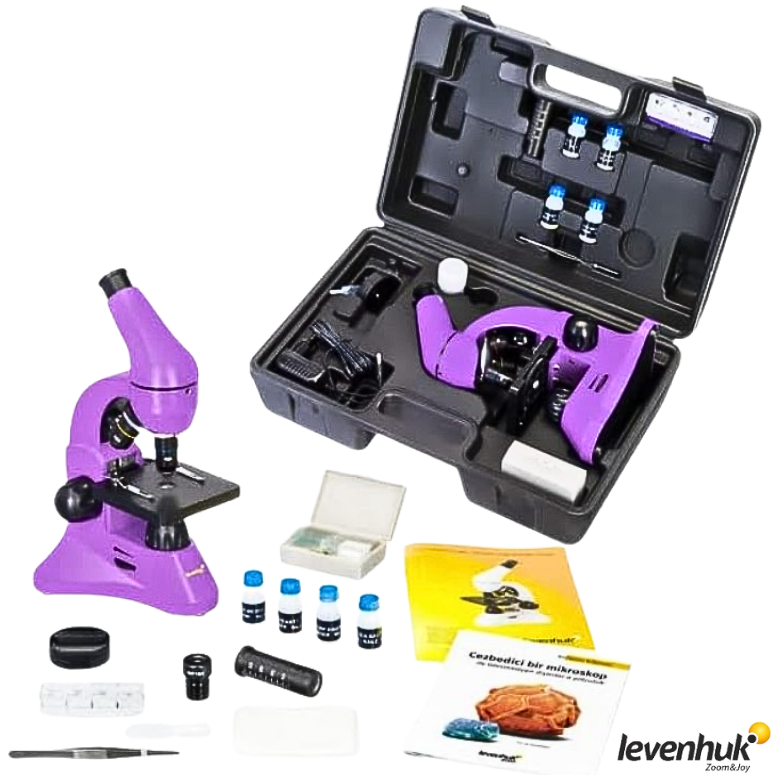 LEVENHUK Rainbow 50L PLUS Mikroskop Amethyst - 81196