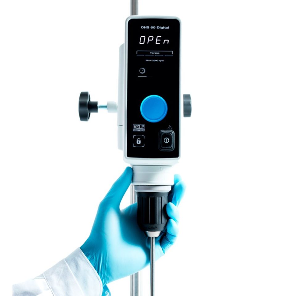 Velp OHS 60 Dijital Mekanik Karıştırıcı 30-2000 rpm 50.000 mPa