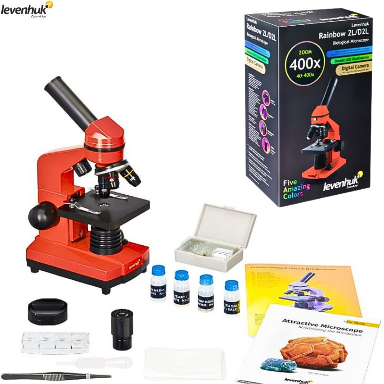 Levenhuk Rainbow 2L PLUS Mikroskop- Özel Renkler