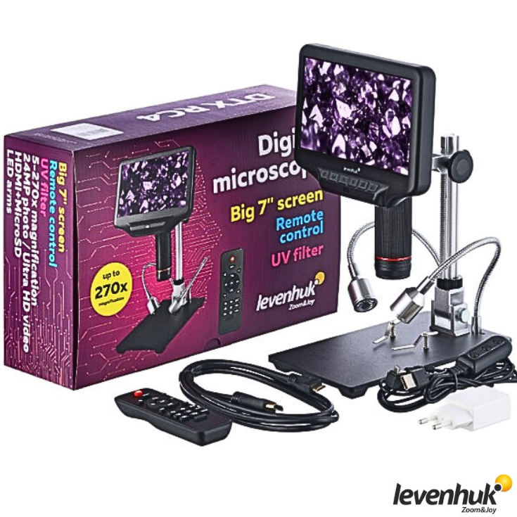 Levenhuk DTX RC4 Uzaktan Kumandalı Mikroskop - 76824