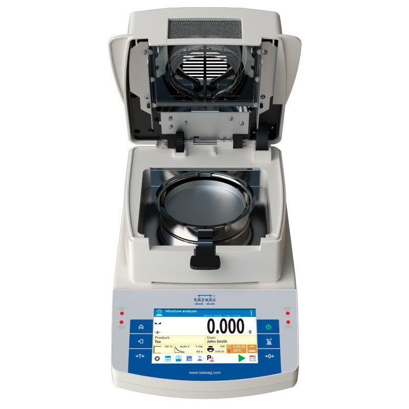 Radwag Nem Tayin Cihazı MA 50/1.X2.IC.A  50 g / 0.001 g - Max 250 °C