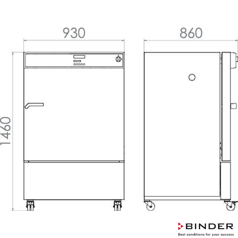 Bınder Soğutmalı İnkübatör 247 Litre 0°C ... +100°C KB 240