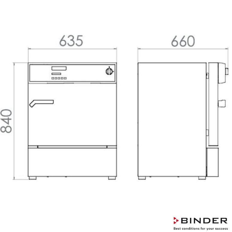Binder Soğutmalı İnkübatör 53 Litre 0°C ... +100°C KB 53