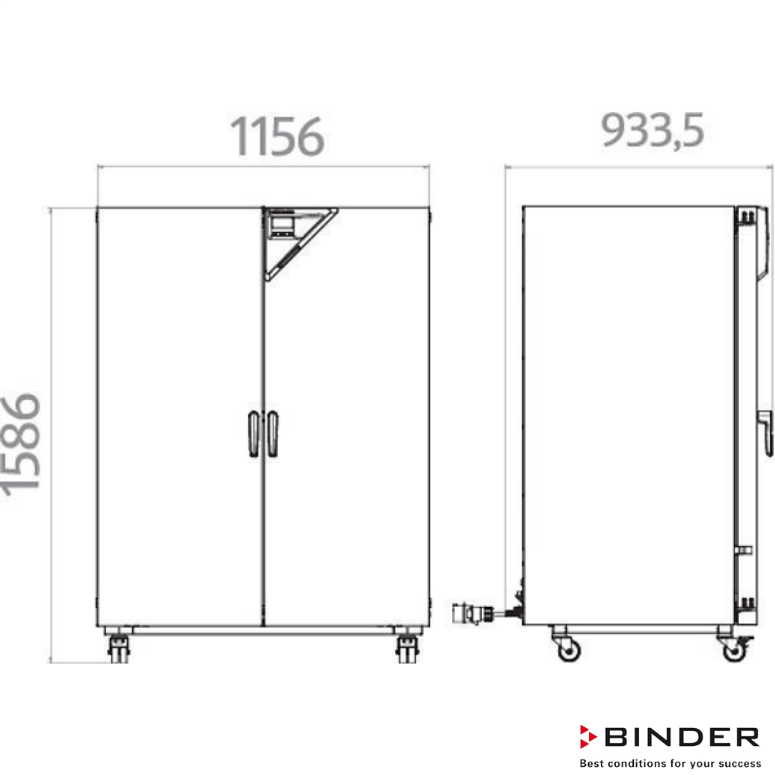 Binder Fanlı 734 Litre İnkübatör +5°C ... +100°C BF 720