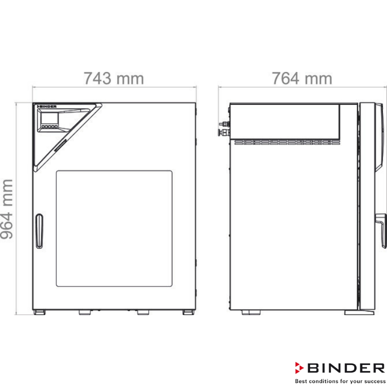 Binder  VD 115 Vakum Etüv 115 Lİtre +15°C ... +200°C ( Yanicı Olmayan Solventler İçin )