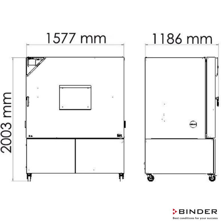 Binder  Klimatik Test Kabini MKF 720 - 734 Litre -40°C ... +180°C / 10 % ... 98 % Rh