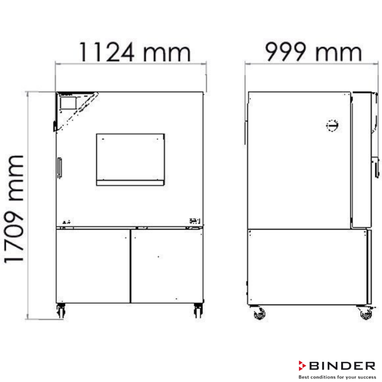 Binder Klimatik Test Kabini MKF 240 - 228 Litre -40°C ... +180°C / 10 % ... 98 % Rh