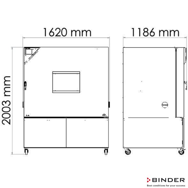 Binder Nemsiz Klimatik Test Kabini MK 720 - 734 Litre -40°C ... +180°C