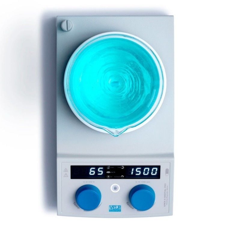 VELP Isıtıcılı Manyetik Karıştırıcı AREX-6 Digital PRO System + Prob 30... 1700 rpm / 20 L