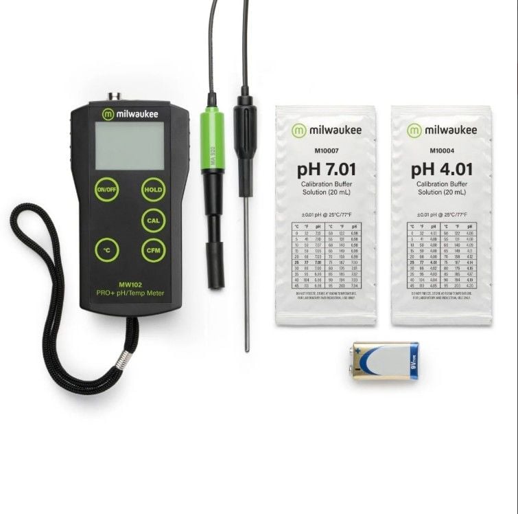 Milwaukee  Et Süt Peynir Gıda pH Metre - pH Ölçer MW102 FOOD