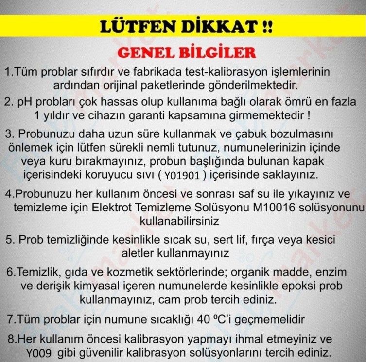 Milwaukee  Et Süt Peynir Gıda pH Metre - pH Ölçer MW102 FOOD