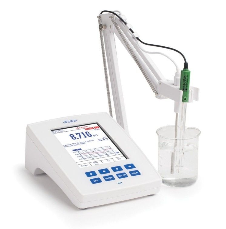 Hanna HI5221-02 Araştırma Sınıfı pH ve ORP Ölçer | Geniş Ölçüm Aralığı (-2.000 ~ 20.000 pH)