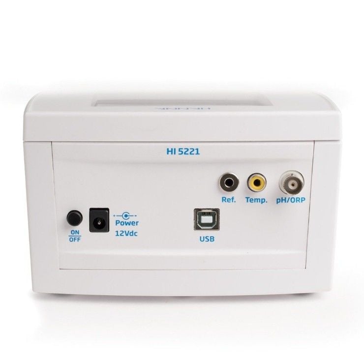 Hanna HI5221-02 Araştırma Sınıfı pH ve ORP Ölçer | Geniş Ölçüm Aralığı (-2.000 ~ 20.000 pH)