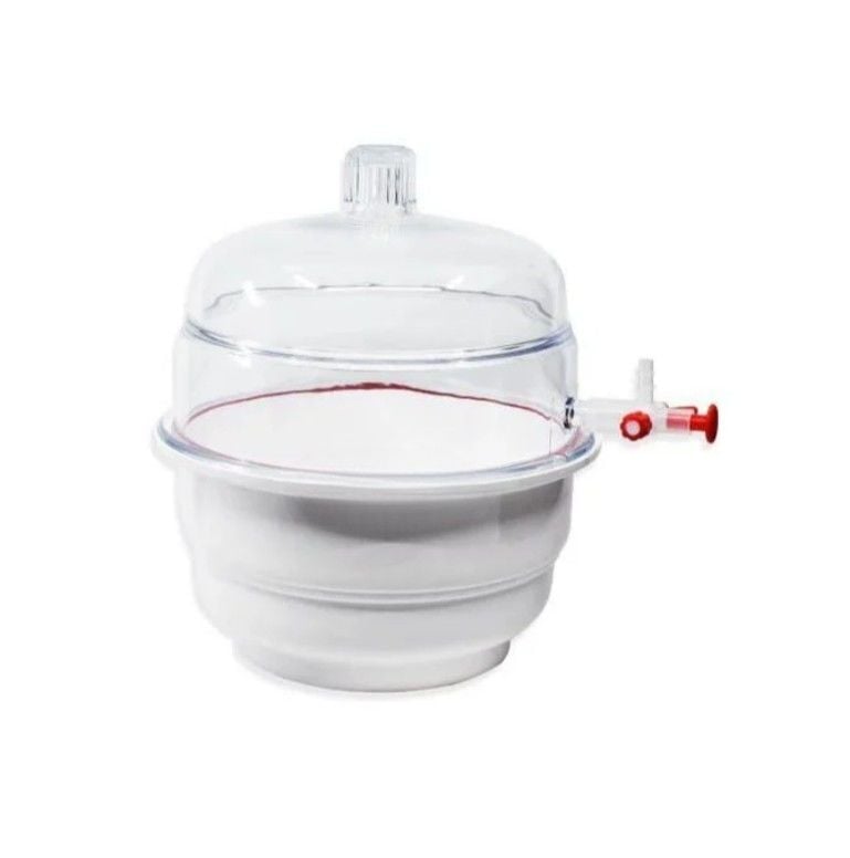 Borox Plastik Vakumlu Desikatör 200mm - Desikatör Kapağı Disk Dahil