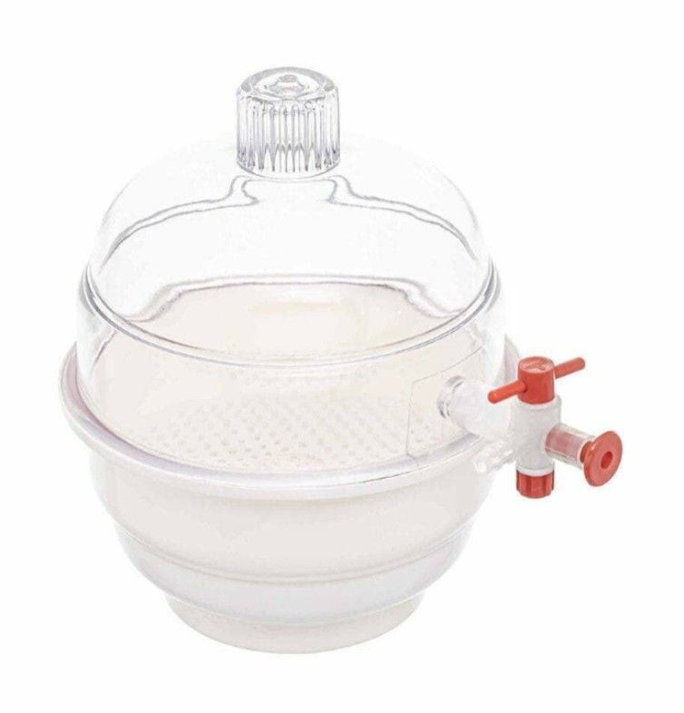 Borox Plastik Vakumlu Desikatör 200mm - Desikatör Kapağı Disk Dahil