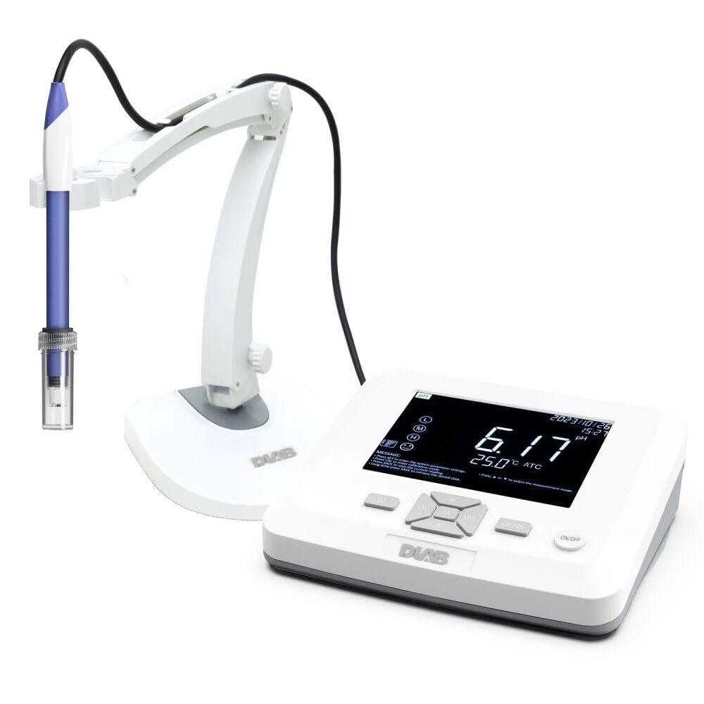 DLAB DPCD100 Masaüstü pH, ORP, TDS, İletkenlik, Direnç, DO Ve Sıcaklık Ölçer Polarografik Tip