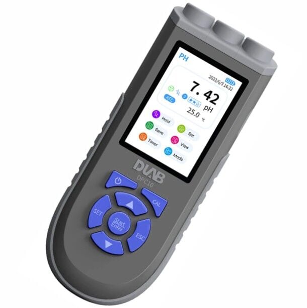 DLAB DPCD10 Taşınabilir pH, ORP, Tuzluluk, İletkenlik, Direnç, TDS, DO Ve Sıcaklık Ölçer Polarografik Tip