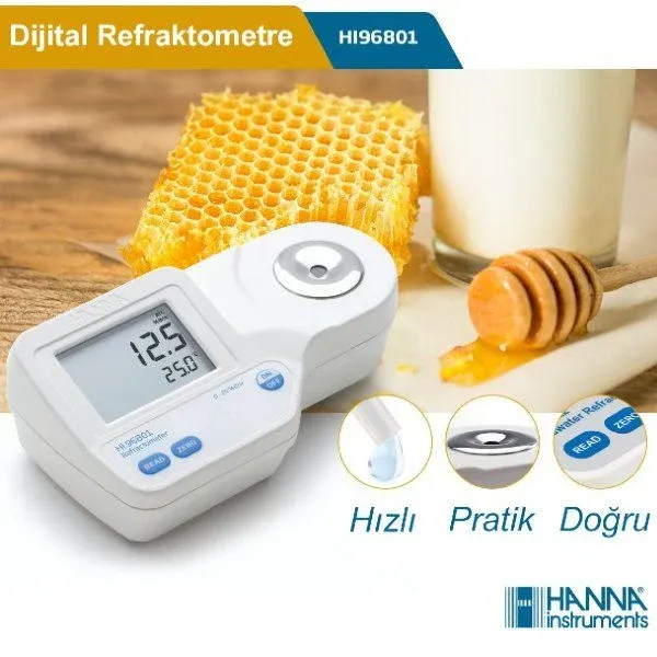 HANNA HI 96801 Dijital Refraktometre 0... 85 % Brix