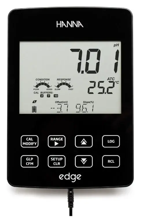 Hanna HI2002-02 edge® pH/ORP Metre | Portatif + Masaüstü | pH -2…16