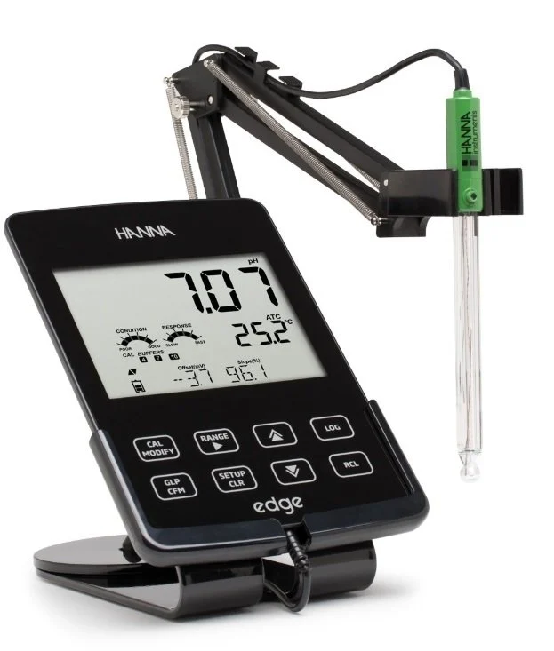Hanna HI2002-02 edge® pH/ORP Metre | Portatif + Masaüstü | pH -2…16