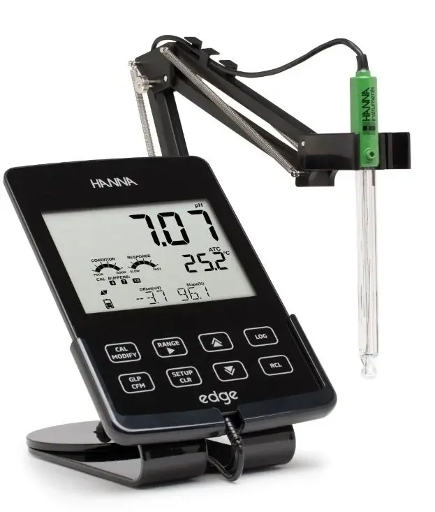 Hanna HI2002-02 edge® pH/ORP Metre | Portatif + Masaüstü | pH -2…16