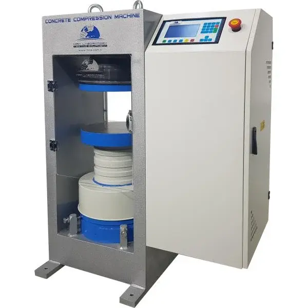 Beton Test Presi Duvarlı  2000 kN Otomatik Basınç Test Cihazı