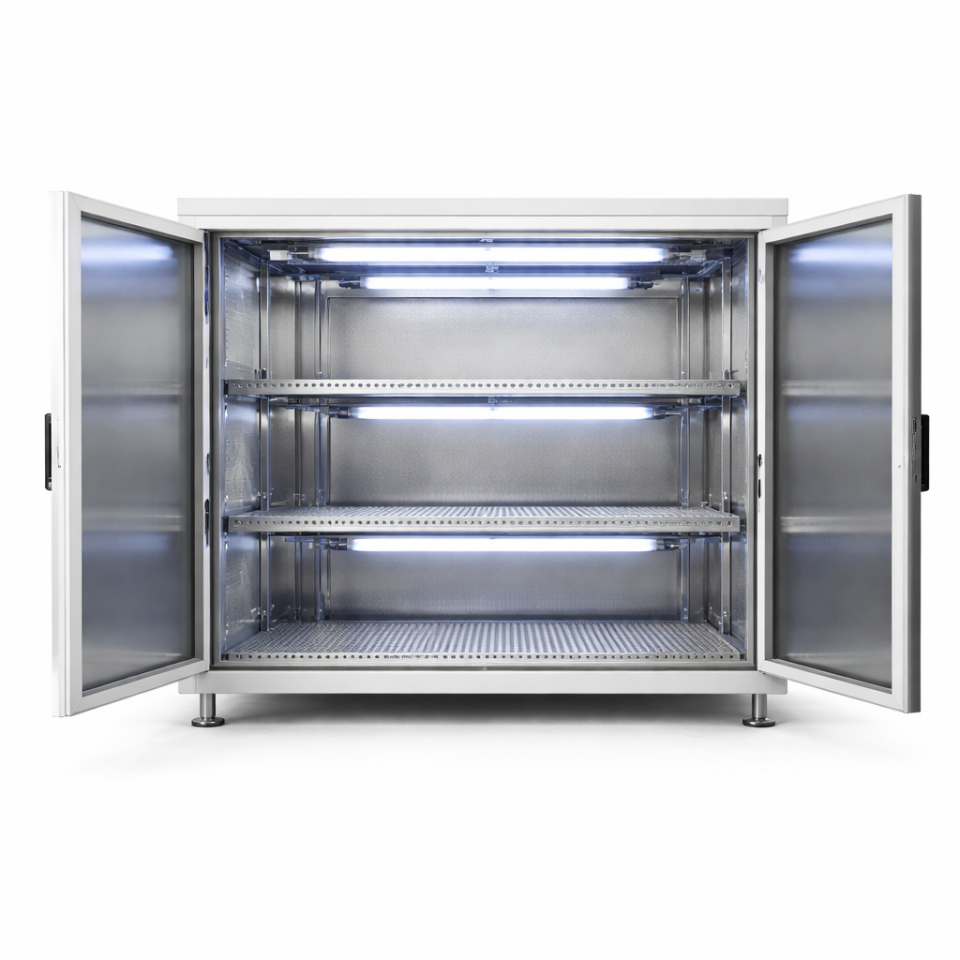 UV-C Sterilizasyon Kabini Laboratuvar Tipi | Paslanmaz UV Dezenfeksiyon Dolabı